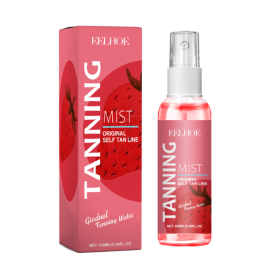 EELHOE Strawberry Tanning Mist Stay On Sun, Long-lasting, Tanning, Sun-kissed Skin, Gentle And Moisturizing Skincare (Option: 3PCS)